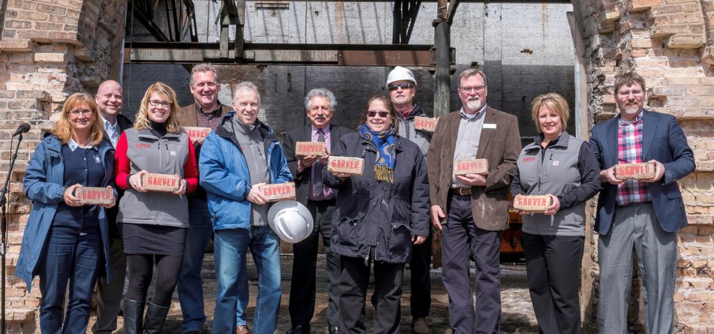 Garver bricklaying ceremony