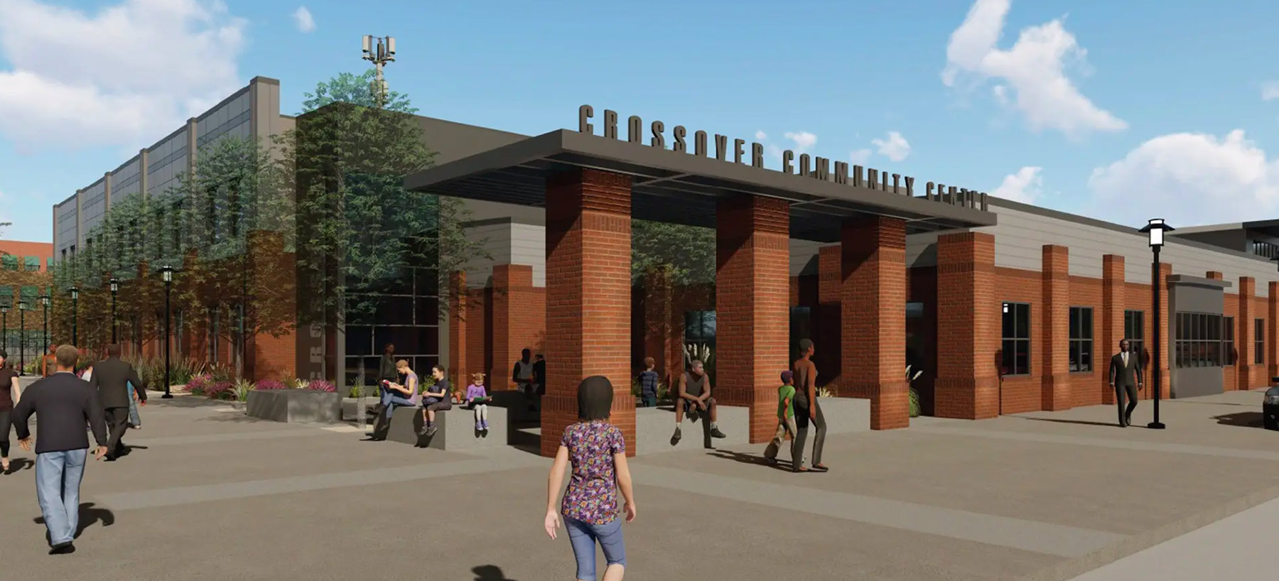Crossover Community Center render