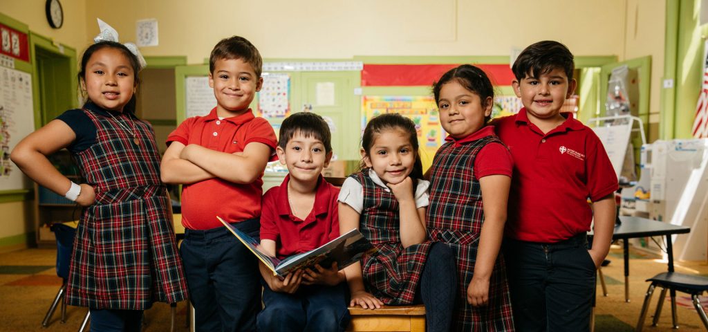 Notre Dame students smiling