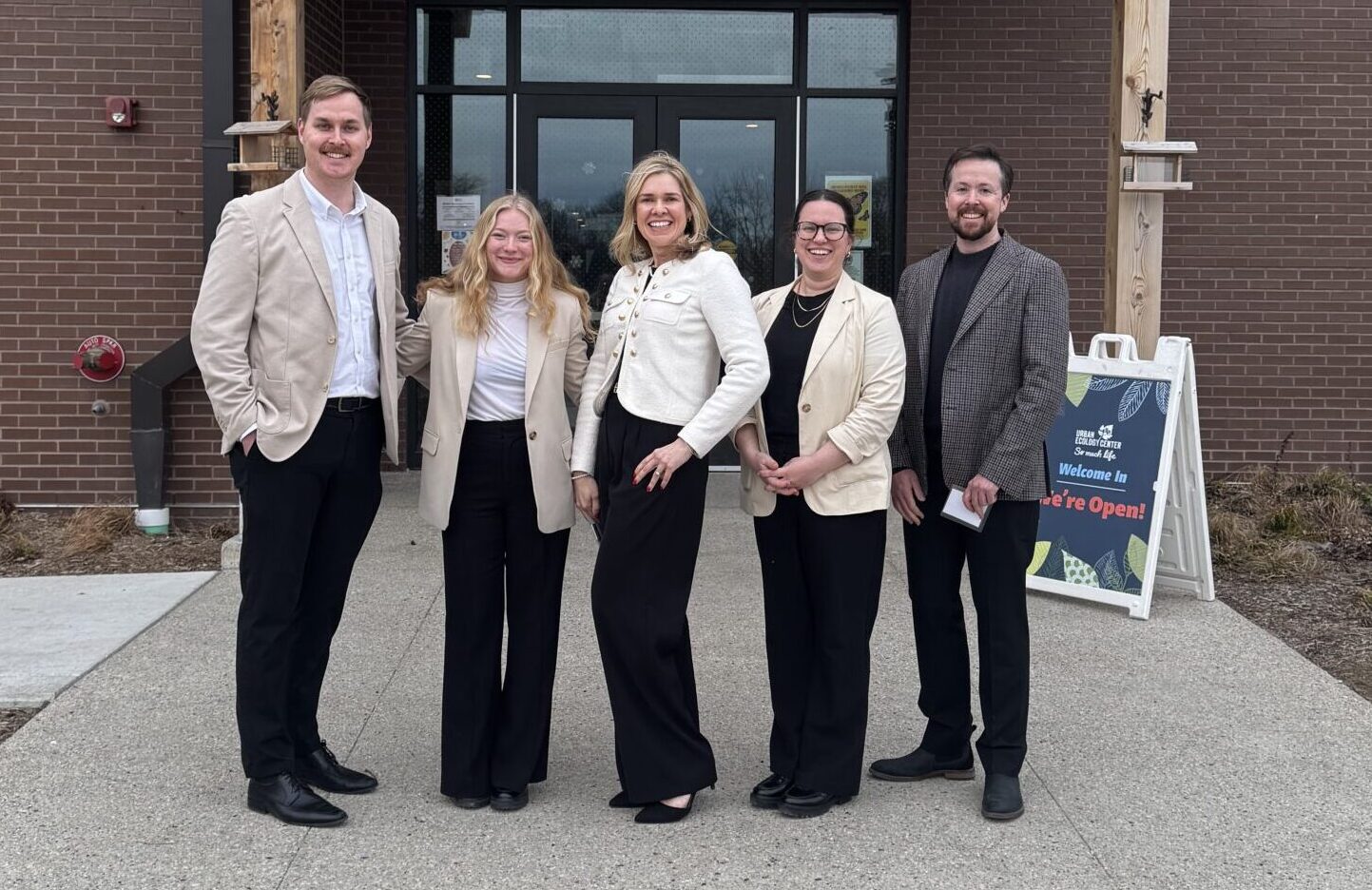HCC Group outside UEC building